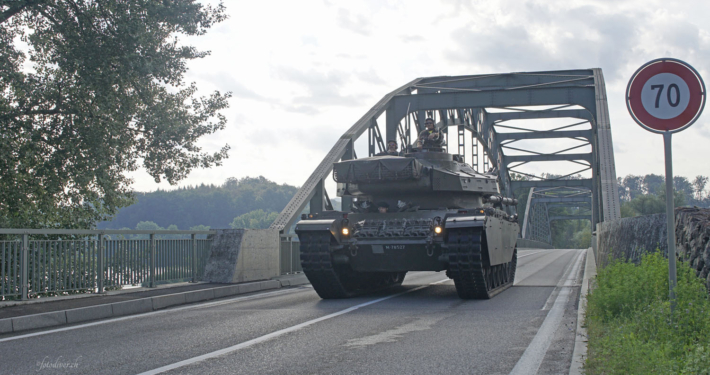 crossing the "Koblenz-Bridge"